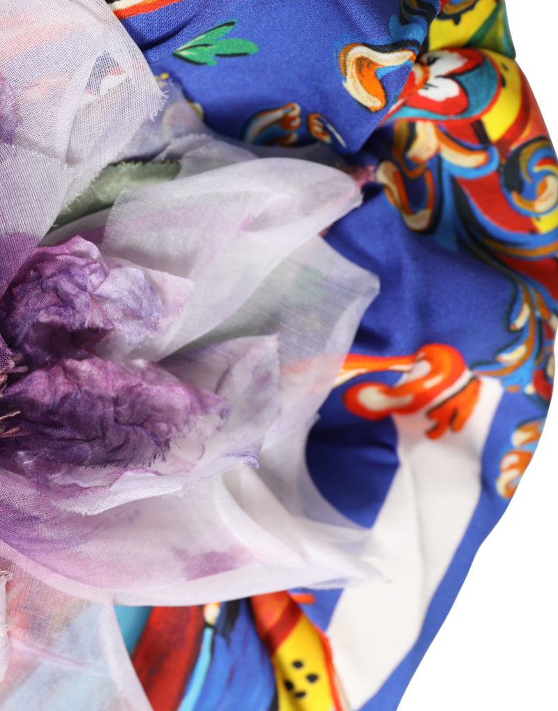 Dolce & Gabbana Multicolor Carretto Motif Turban Hat