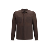 Herno Brown Polyamide Dress Shirt - Functional & Stylish