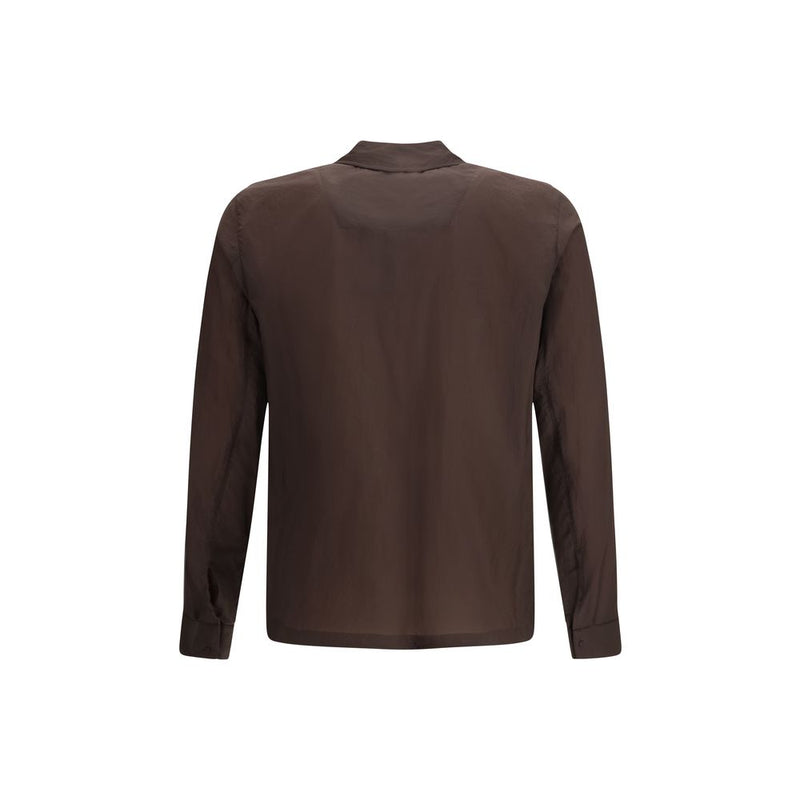 Herno Bruin Polyamide Jurkoverhemd
