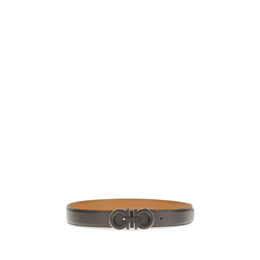 Ceinture Ferragamo Bos Taurus Regular en cuir de veau marron