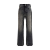 Jeans Relaxed Fit en Coton Noir Haikure