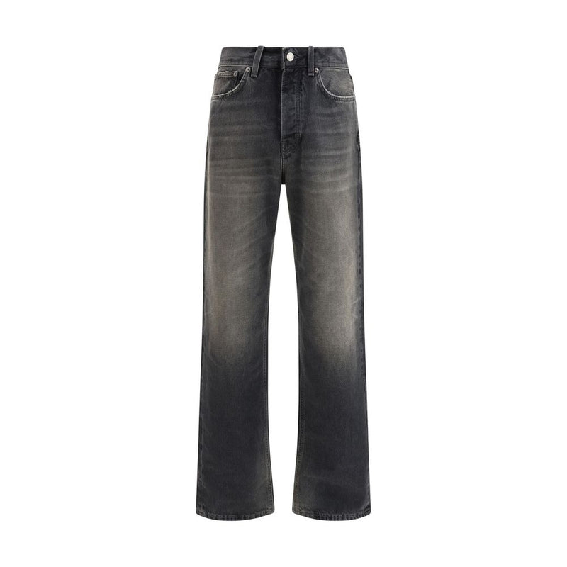 Haikure Zwarte Katoenen Relaxed Fit Jeans