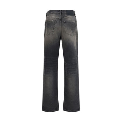 Haikure Zwarte Katoenen Relaxed Fit Jeans