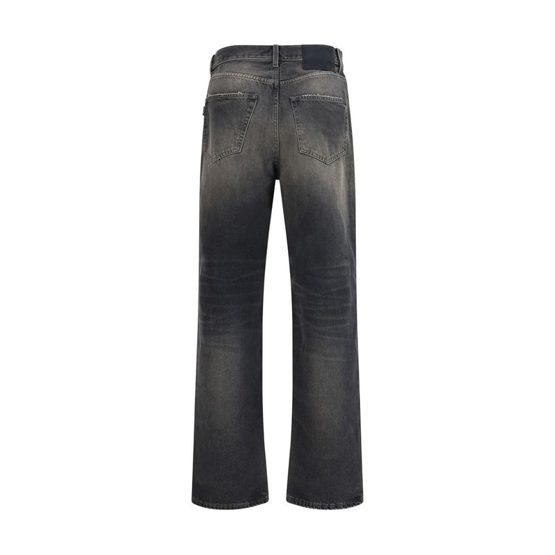 Haikure Zwarte Katoenen Relaxed Fit Jeans