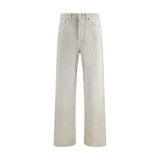 Jeans Droits en Coton Gris Logan Bull par Haikure