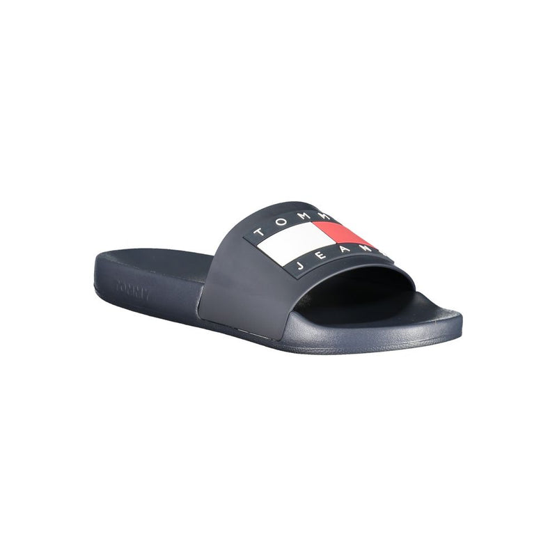 Tommy Hilfiger Blue Polyurethane Men's Slipper - Comfortable & Stylish