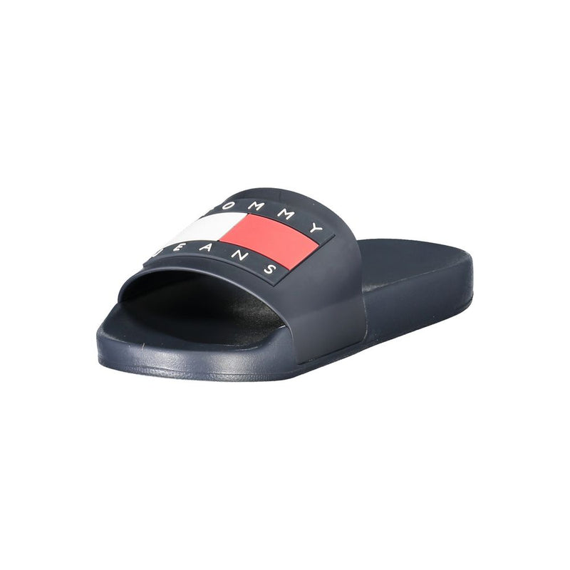 Tommy Hilfiger Blue Polyurethane Men's Slipper - Comfortable & Stylish