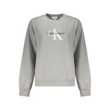 Calvin Klein Gray Cotton Women Sweatshirt - Sustainable Style