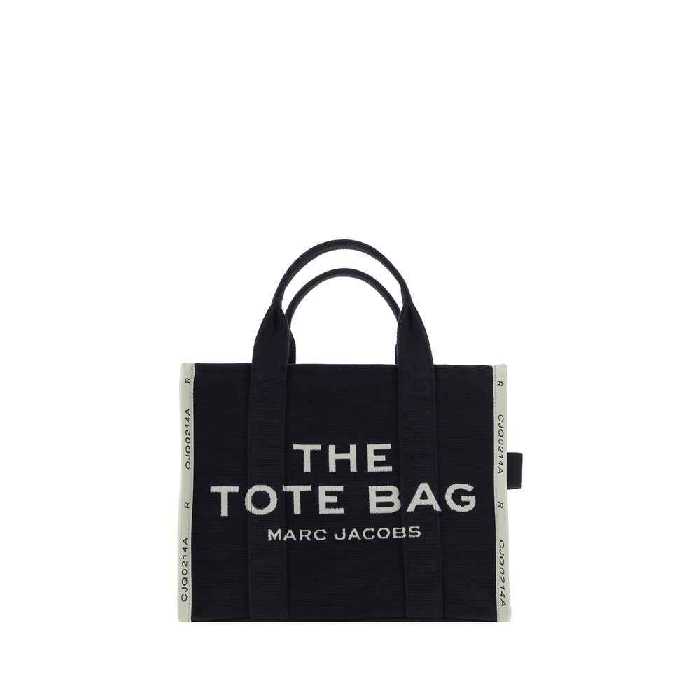 Marc Jacobs Medium Tote Handbag - Black Cotton