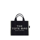 Marc Jacobs Medium Tote Handbag - Black Cotton