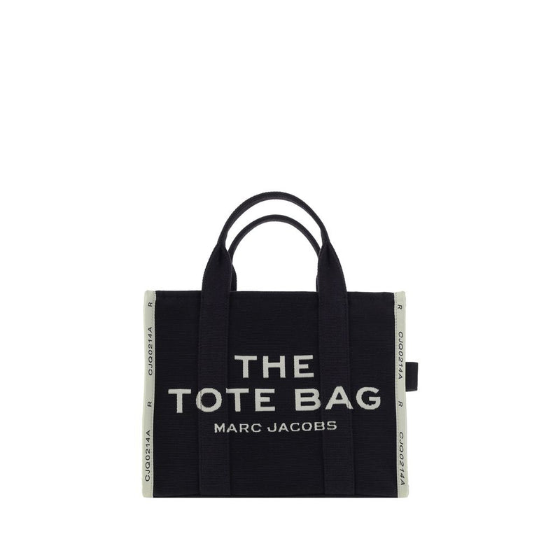 Marc Jacobs Medium Tote Handbag - Black Cotton