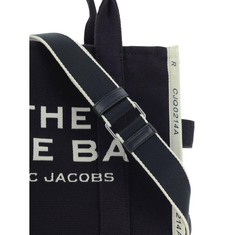 Marc Jacobs Medium Tote Handbag - Black Cotton
