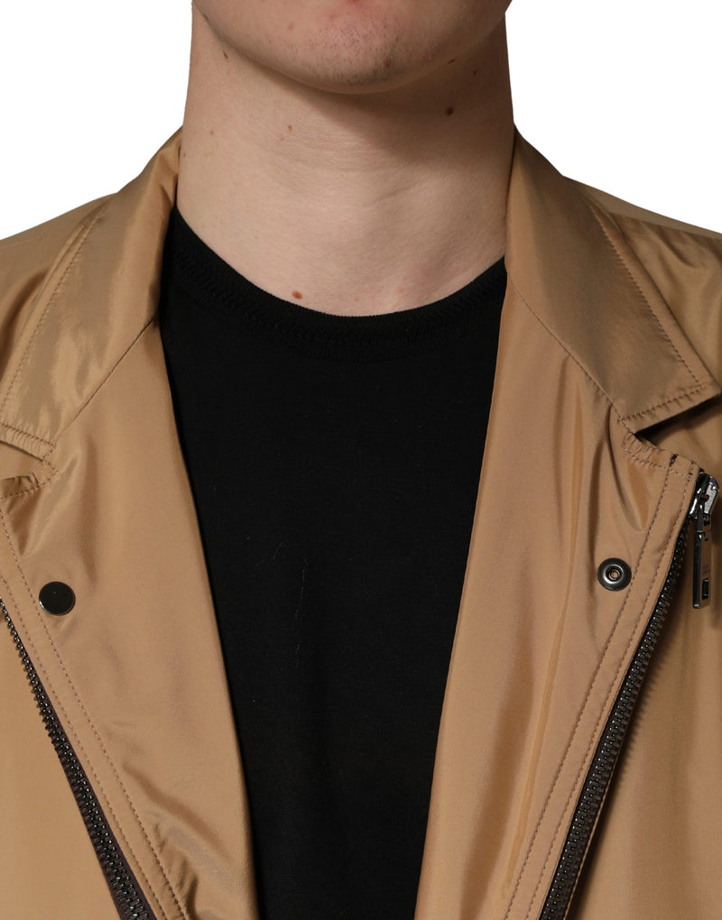 Manteau-veste superposé croisé marron Dolce & Gabbana