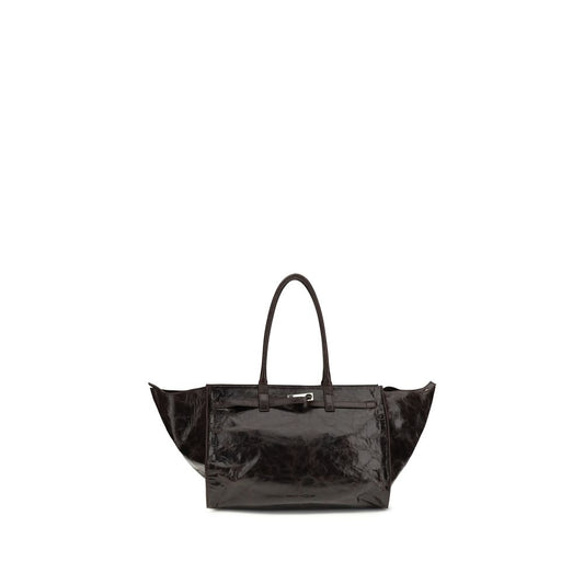 Benedetta Bruzziches MAME Weekend Bag en Cuir de Veau Marron