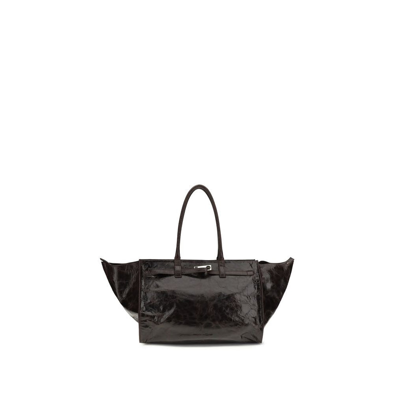 Benedetta Bruzziches MAME Weekend Bag en Cuir de Veau Marron