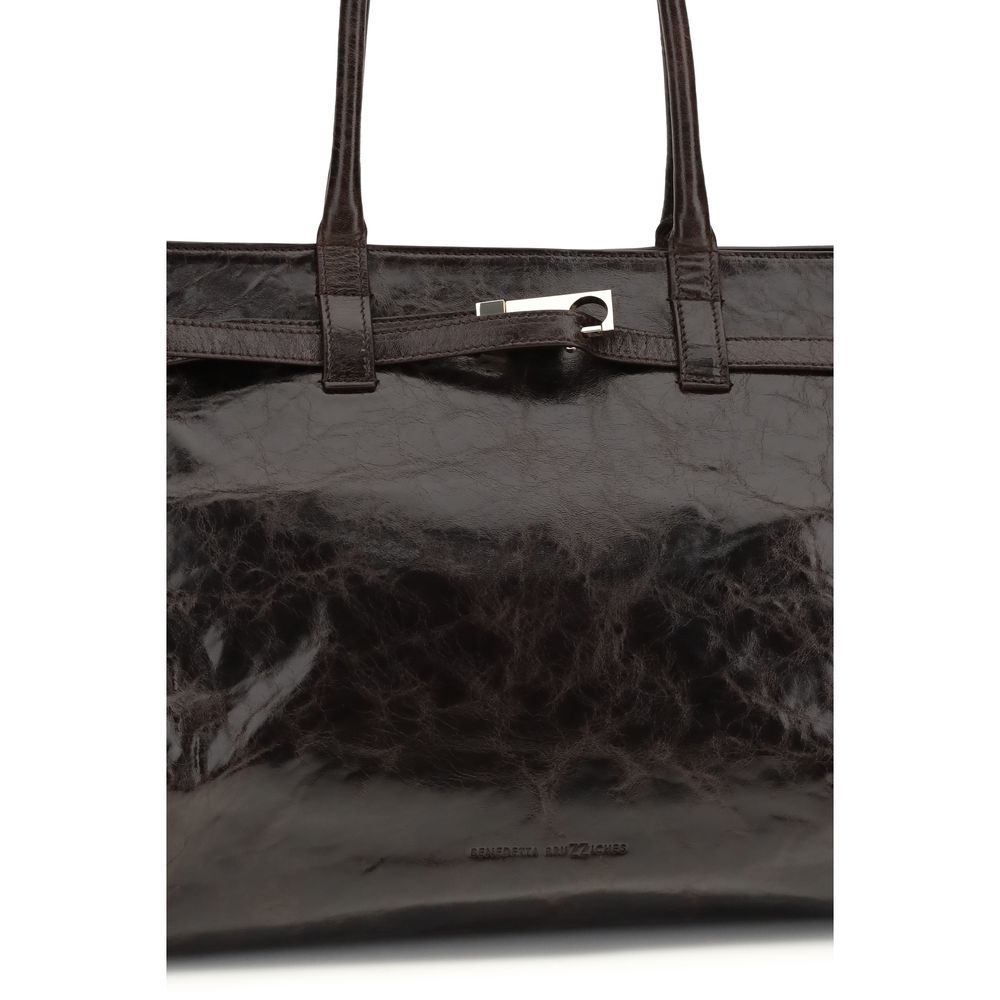 Benedetta Bruzziches MAME Weekend Bag en Cuir de Veau Marron