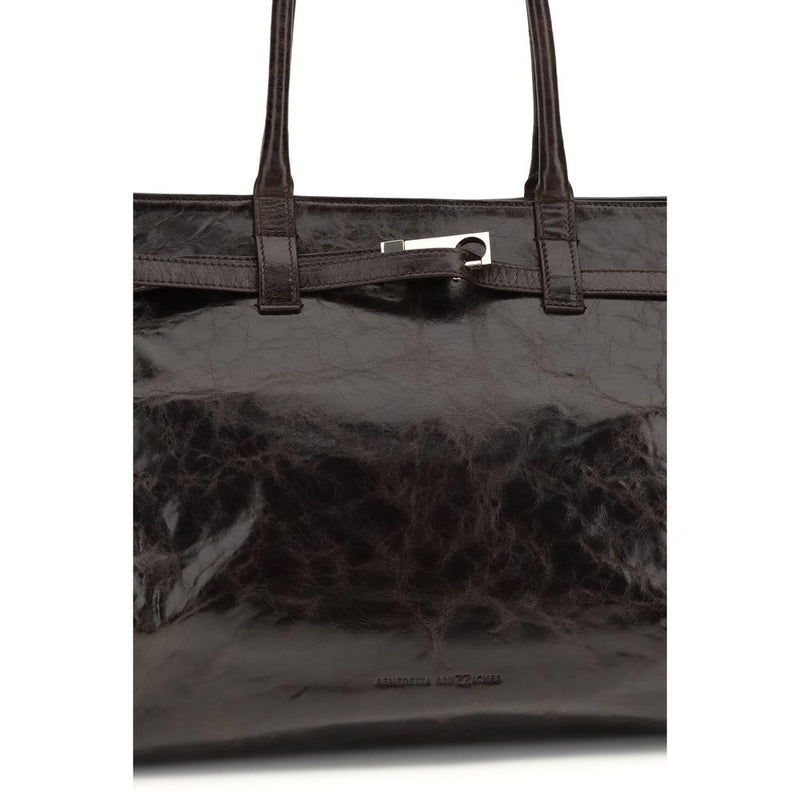 Benedetta Bruzziches MAME Weekend Bag en Cuir de Veau Marron