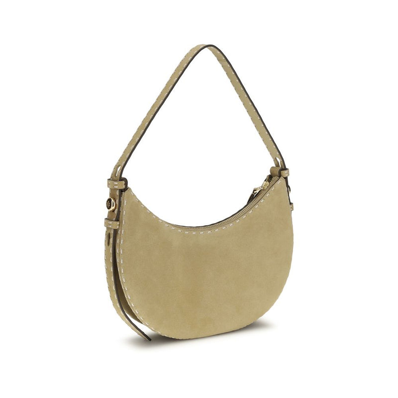 Tory Burch Beige Calf Leather Bos Taurus Handbag