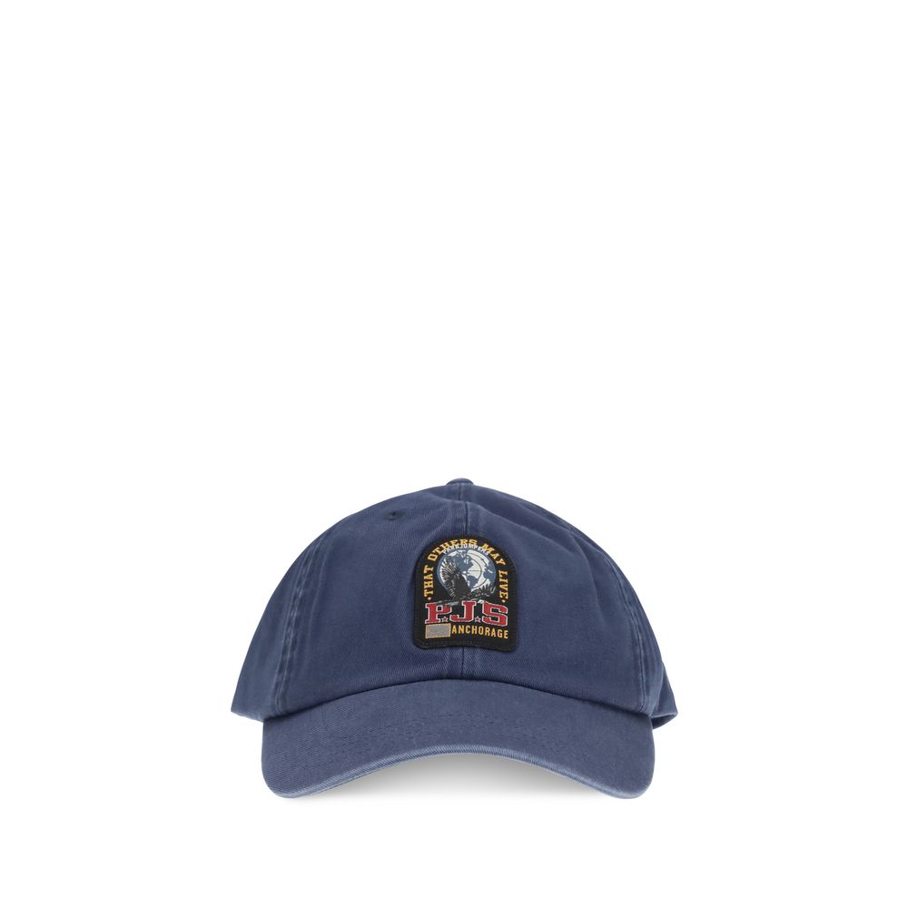 Parajumpers Blue Cotton Cap - Sporty Baseball Hat