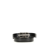 Ceinture Ferragamo Bos Taurus Regular en cuir de veau noir