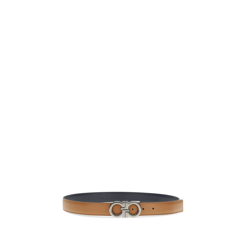 Ceinture Ferragamo Bos Taurus Regular en cuir de veau marron