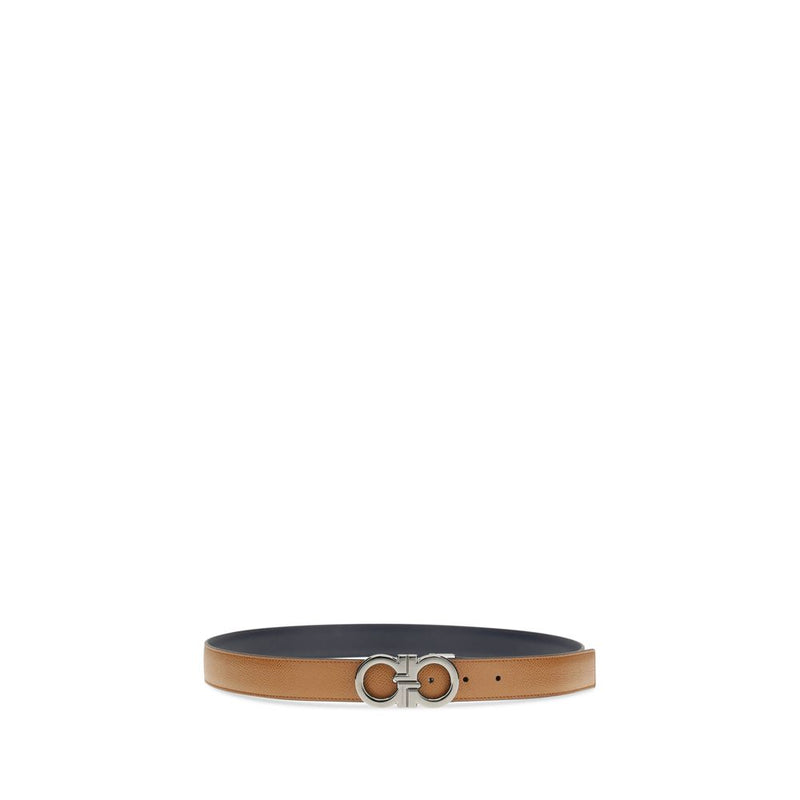 Ceinture Ferragamo Bos Taurus Regular en cuir de veau marron