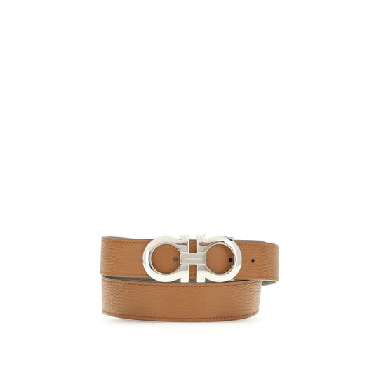 Ferragamo Bruine Kalfsleren Bos Taurus Riem