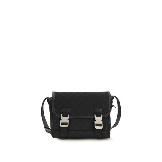 Sac bandoulière Gucci en tissu noir