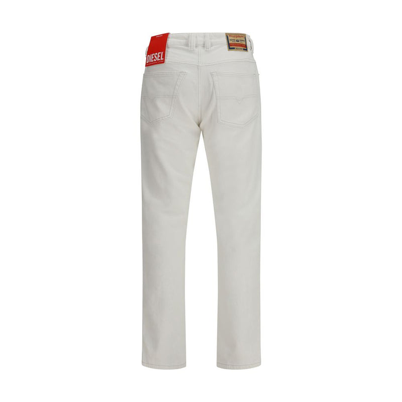 Diesel Witte Katoenen Slim Fit Jeans