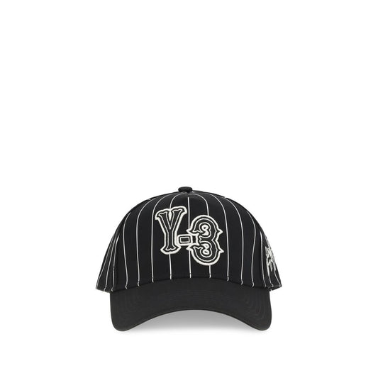 Y-3 Zwarte polyester cap (baseballpet)