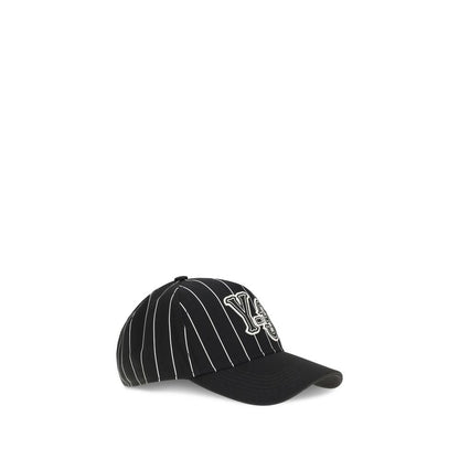 Y-3 Zwarte polyester cap (baseballpet)