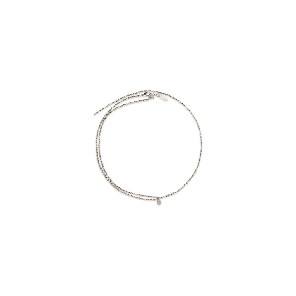 Brunello Cucinelli Gray Metal Necklace - Sophisticated Women's Accessory