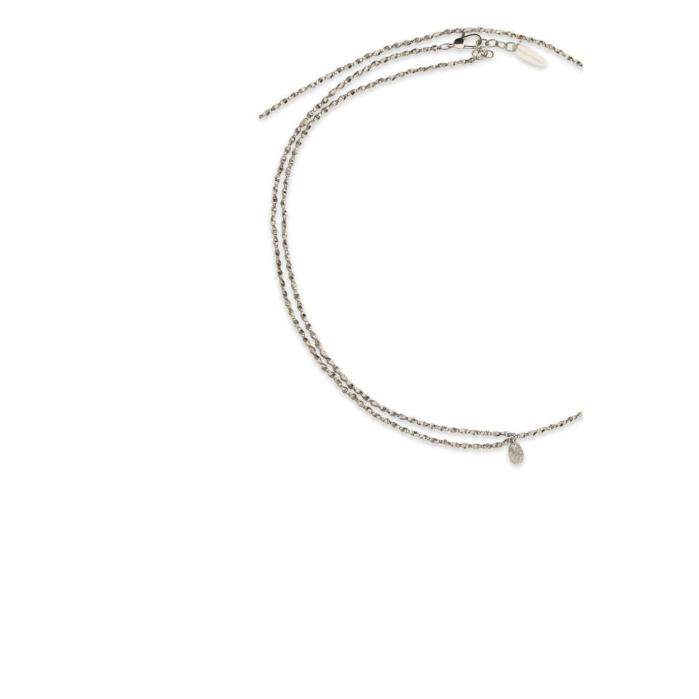 Brunello Cucinelli Gray Metal Necklace - Sophisticated Women's Accessory