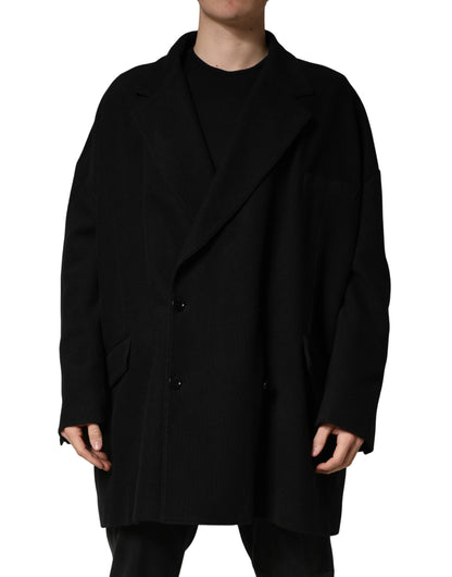 Veste de costume droite 2 boutons noir Dolce & Gabbana