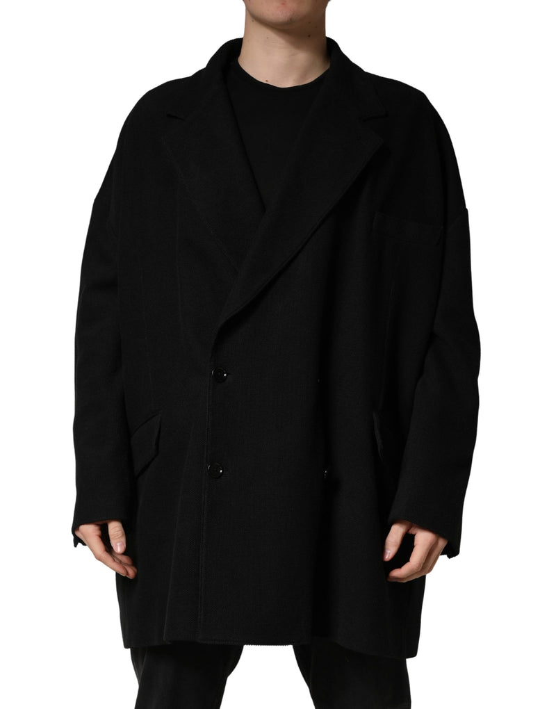 Veste de costume droite 2 boutons noir Dolce & Gabbana