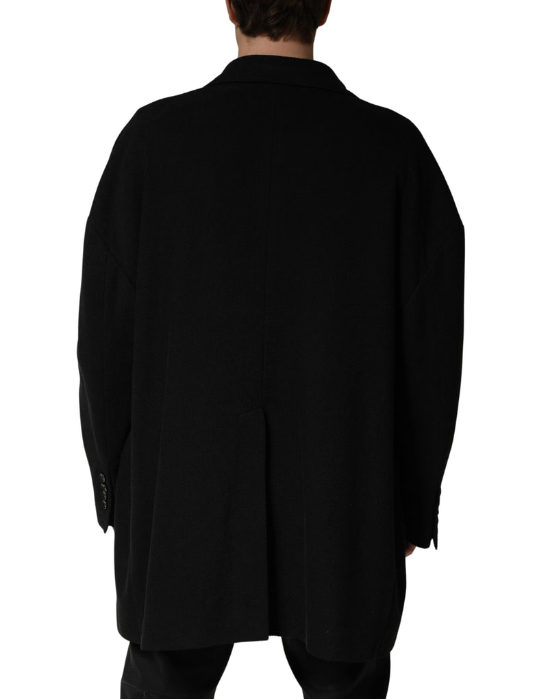 Veste de costume droite 2 boutons noir Dolce & Gabbana