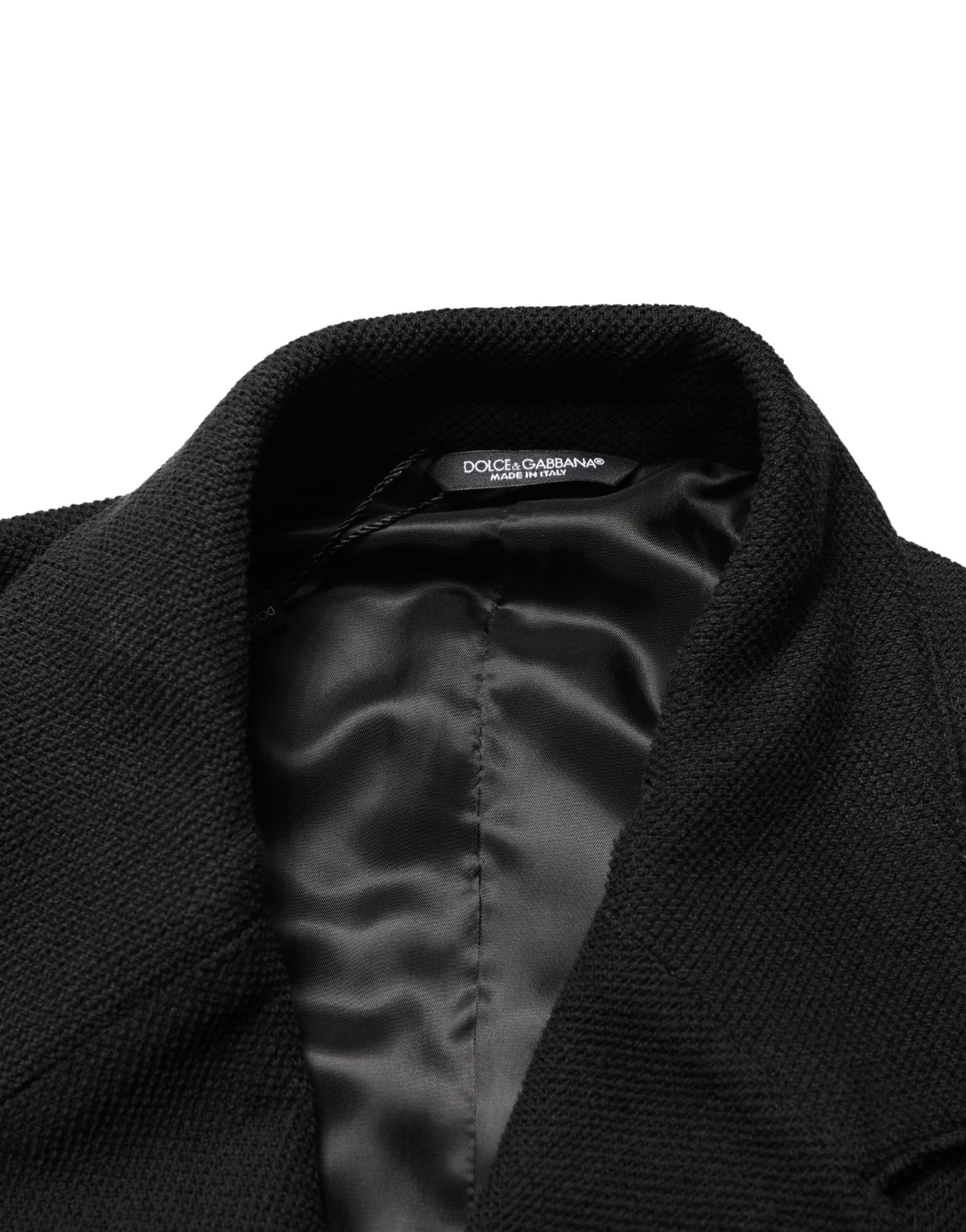 Veste de costume droite 2 boutons noir Dolce & Gabbana
