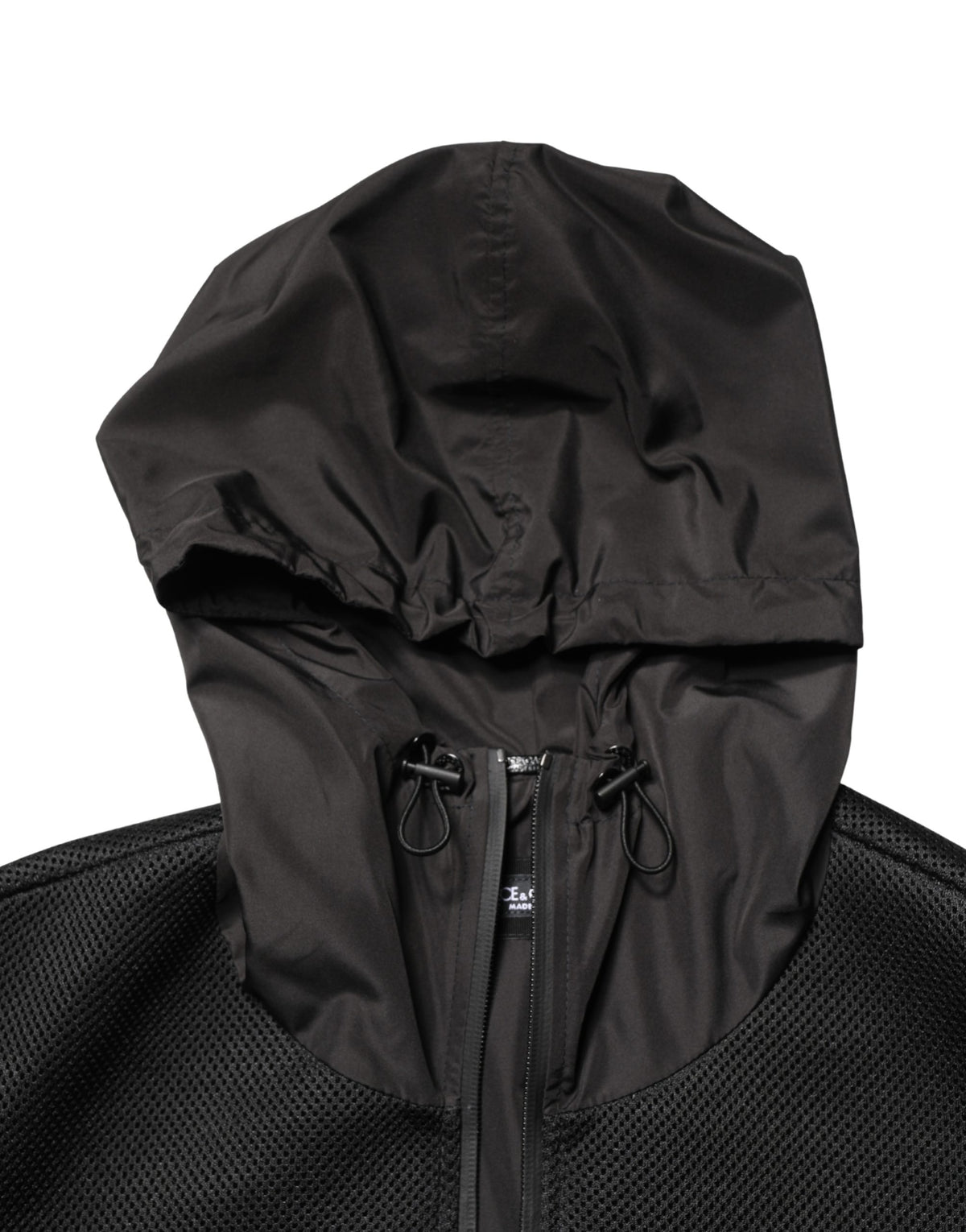 Dolce & Gabbana Blouson bombardier zippé à capuche noir homme