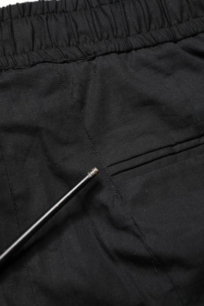 Pantalon de jogging skinny Dolce & Gabbana noir en coton pour homme
