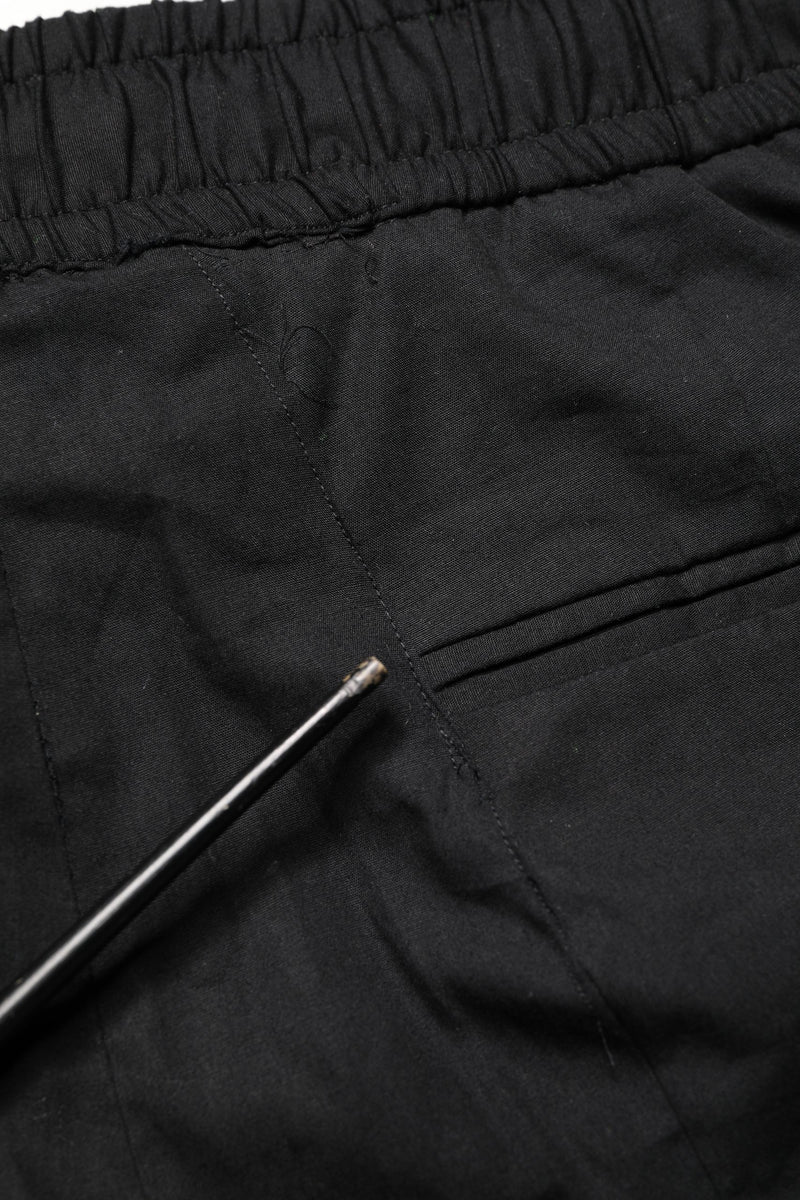 Dolce & Gabbana Black Cotton Skinny Men Jogger Trouser Pants