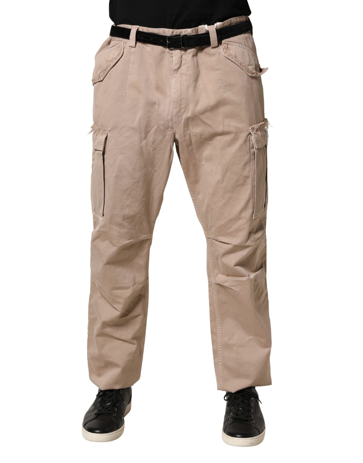 Pantalon Chino Cargo Droit Beige Dolce & Gabbana
