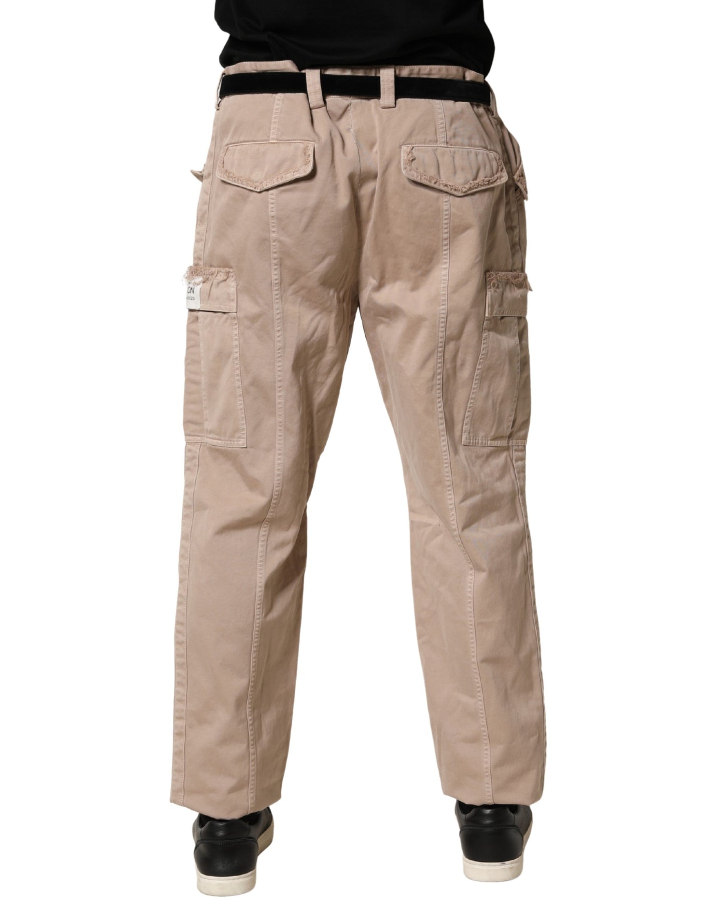 Pantalon Chino Cargo Droit Beige Dolce & Gabbana