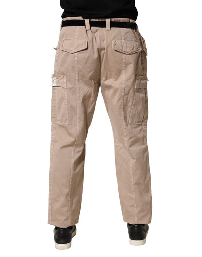 Pantalon Chino Cargo Droit Beige Dolce & Gabbana