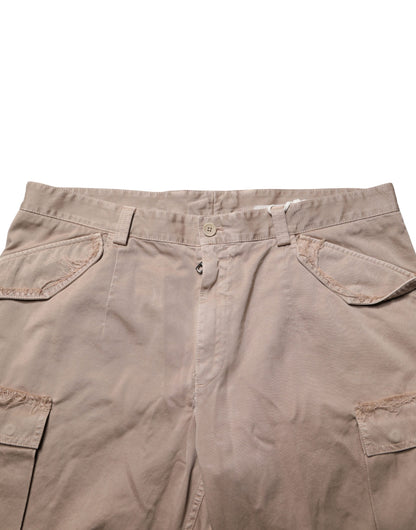 Pantalon Chino Cargo Droit Beige Dolce & Gabbana