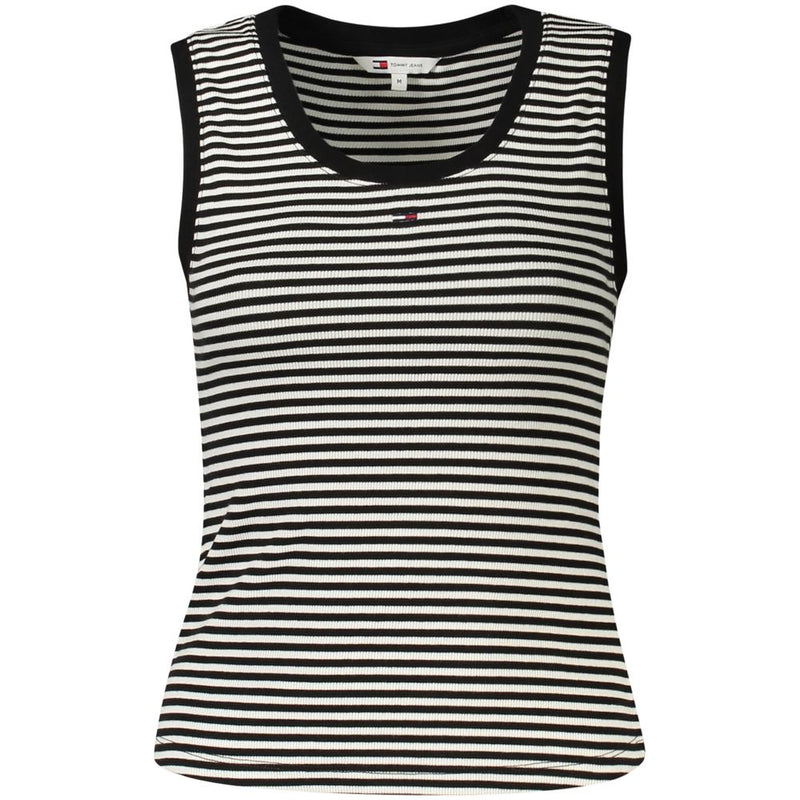 Tommy Hilfiger Black Cotton Women's Tank Top - Stylish & Comfortable