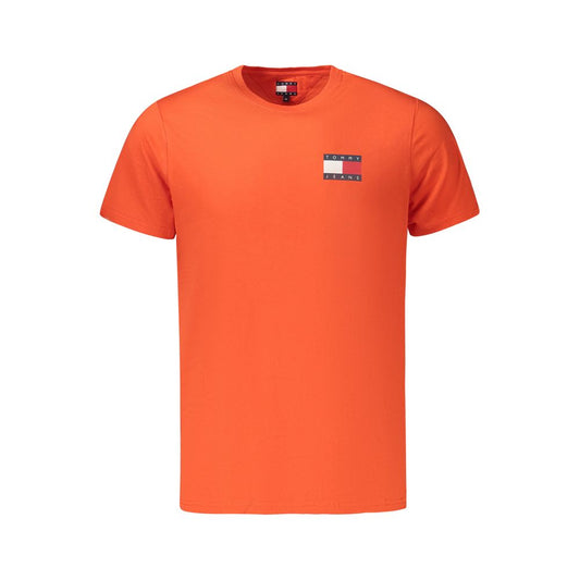 Tommy Hilfiger Oranje Katoenen Heren T-shirt