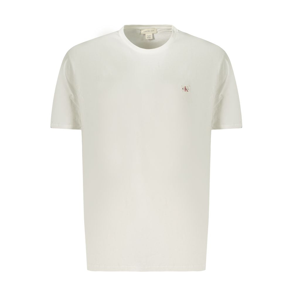 T-shirt en coton blanc pour homme Calvin Klein