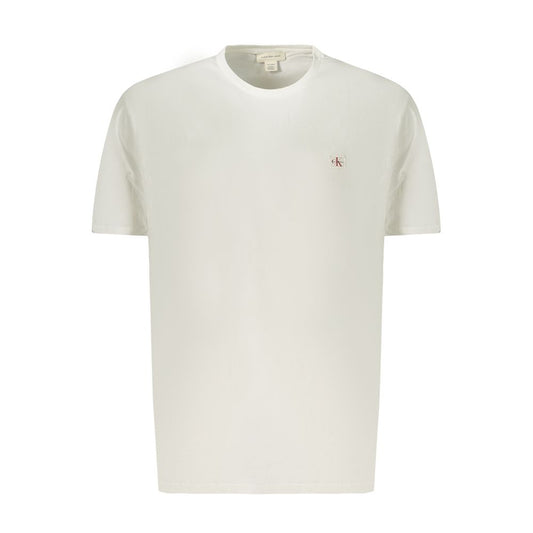 Calvin Klein Bianco Katoenen Heren T-shirt
