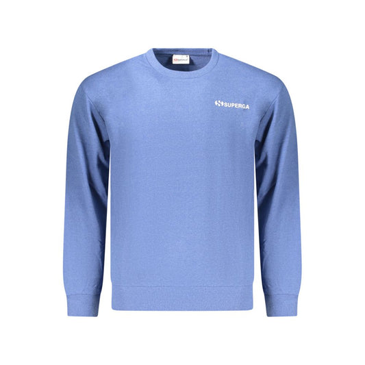 Superga Azzurro Katoenen Heren Sweatshirt