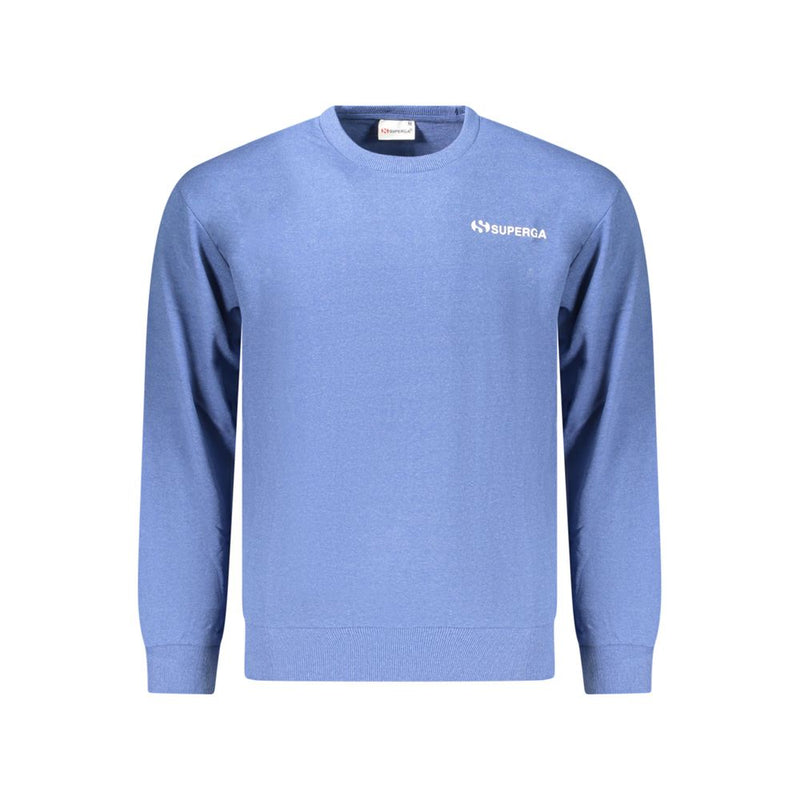 Superga Azzurro Katoenen Heren Sweatshirt